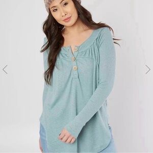 Free People Aqua Top